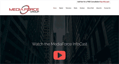 Desktop Screenshot of mediaforcegroup.com